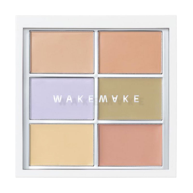 Палетка консилерів для обличчя WAKEMAKE Defining Cover Conceal-Fit Palette 02 Medium, 6 г